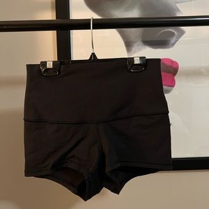 Black Lululemon spandex booty shorts